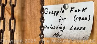 1900's Grapple Hook for unloading hay