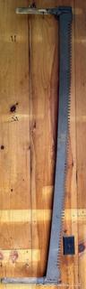 Two-man American Tooth Cross-cut saw (1890)