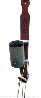 Antique manual corn seeder