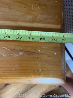 Knotty Pine Three Drawer Dresser