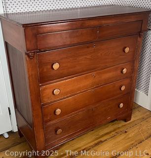 6 Drawer Tall Maple Dresser 