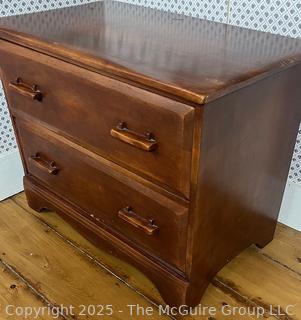 2 Drawer Maple Dresser