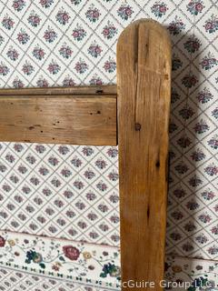 Trifold Wooden Quilt Rack
