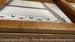 Trifold Wooden Quilt Rack