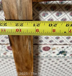 Trifold Wooden Quilt Rack