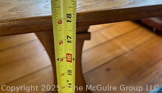 Low Coffee Table Handmade by Local Carpenter From Chestnut Lumber on Scotch Hill
