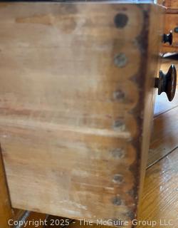 Four Drawer Knotty Pine Keyed Dresser