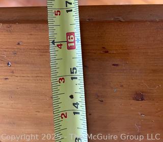 Four Drawer Knotty Pine Keyed Dresser