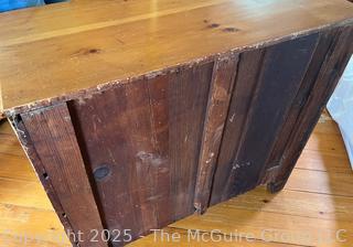 Four Drawer Knotty Pine Keyed Dresser