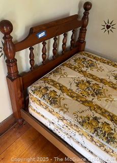 Spindle Back Single Bed Frame 