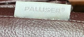 Mid Century Leather Chaise Lounge Chair and Ottoman by Designer PALLISER