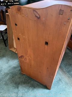 1980's TV Cabinet Made From Scotch Hill Pine Barn Planks