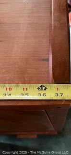 1980's TV Cabinet Made From Scotch Hill Pine Barn Planks