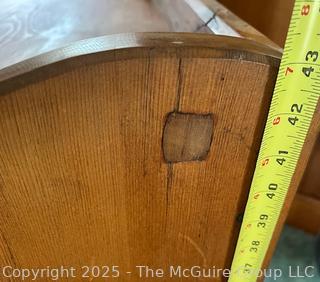 1980's TV Cabinet Made From Scotch Hill Pine Barn Planks