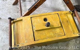 1800's Antique Farm Equipment, #3 Davis Swing Churn Vermont farm Machine Co.