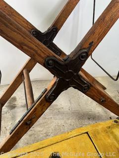 1800's Antique Farm Equipment, #3 Davis Swing Churn Vermont farm Machine Co.