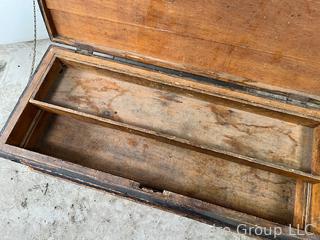 Antique Carpenter's wooden Tool Chest