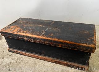 Antique Carpenter's wooden Tool Chest