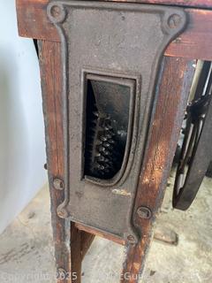 Antique Corn Sheller Hand Cranked. Manufactured by Lovejoy & Sons Cambridge NY circa 1900