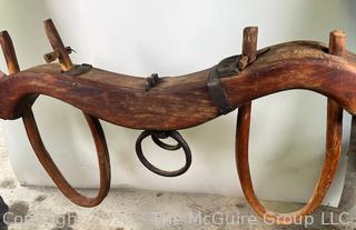 Antique wooden Ox yoke