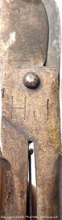 Antique Hand Tools: Push-drill; blades; cutter