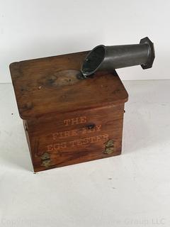 Antique “The Fire-Fly” Egg Candler Poultry Tester 1908 Patent