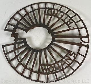 Cast Iron Stove Pipe Shelf  "Woman's Friend"