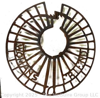 Cast Iron Stove Pipe Shelf  "Woman's Friend"