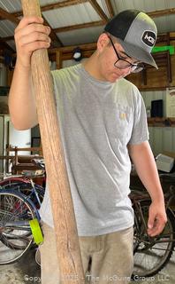 Enormous Wood/Metal Post Hole or Breaker Bar 