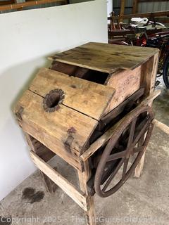 Antique Hand-Cranked Corn Sheller