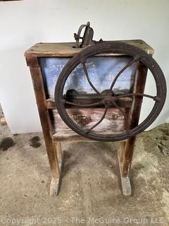 Antique Corn Sheller Hand Cranked Manufactured by Lovejoy & Sons Cambridge, NY circa 1900