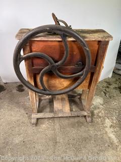 Antique Corn Sheller Hand Cranked by Warner & Green, circa 1900