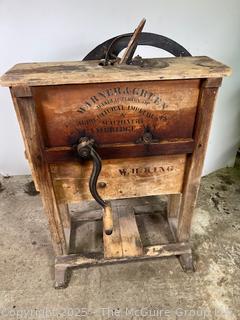 Antique Corn Sheller Hand Cranked by Warner & Green, circa 1900