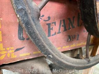 Antique Corn Sheller Hand Cranked.  Eddy Plow Co. Greenwich NY "Clean Cob No.1" Early 1900's