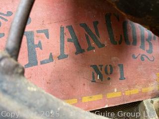 Antique Corn Sheller Hand Cranked.  Eddy Plow Co. Greenwich NY "Clean Cob No.1" Early 1900's