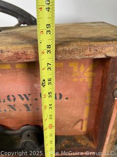 Antique Corn Sheller Hand Cranked.  Eddy Plow Co. Greenwich NY "Clean Cob No.1" Early 1900's