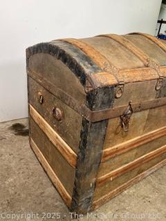 Camel-back Steamer Trunk