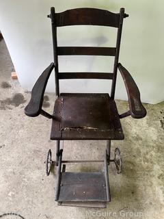 Late 19th C Wheelchair