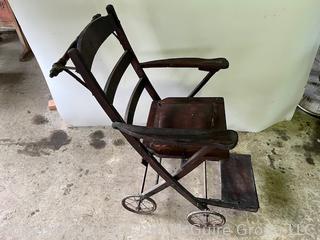 Late 19th C Wheelchair