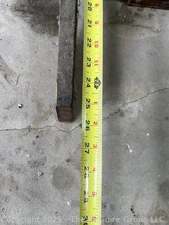 Hand-cranked vertical agitator possibly for Antique washing tub