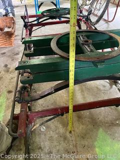 Horse Drawn Double Sled. Farm Implement 