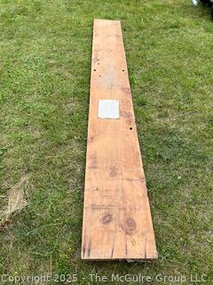 18’ x 18"W x 12' x 2" Thick Spruce Plank 
