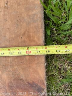 18’ x 18"W x 12' x 2" Thick Spruce Plank 

