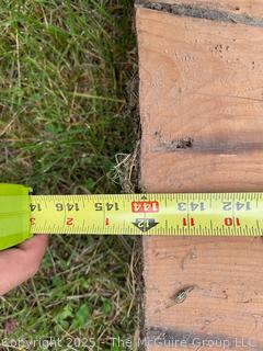 18’ x 18"W x 12' x 2" Thick Spruce Plank 
