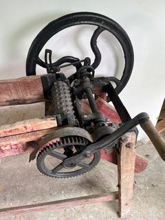 1870's Hand-Powered Stalk Cutting Machine