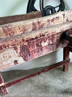 1870's Hand-Powered Stalk Cutting Machine