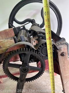 1870's Hand-Powered Stalk Cutting Machine