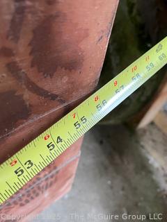 Antique Belt Driven Grain Fanning Mill Made by Grader and Chaffer. Original Paint and Stenciling