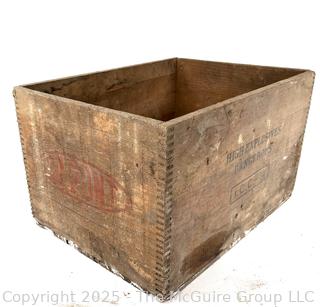 Wood DuPont Dynamite Crate