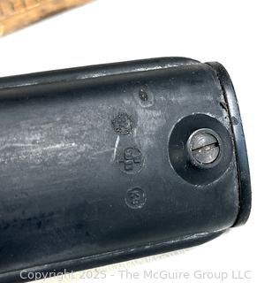 Swiss M1957 Bayonet w/ Sheath and Leather Belt Holster